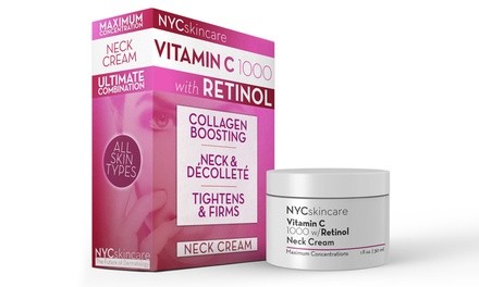 NYCskincare Vitamin C 1,000 with Retinol Neck Cream (1 Oz.)