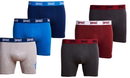 TapouT Men's No-Fly Boxer Briefs (6-Pack)