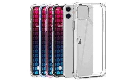 Waloo Clear and Colored Frosted Case for iPhone 11, 11 Pro, or 11 Pro Max