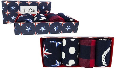 Happy Socks Men's Socks (4-Pack)