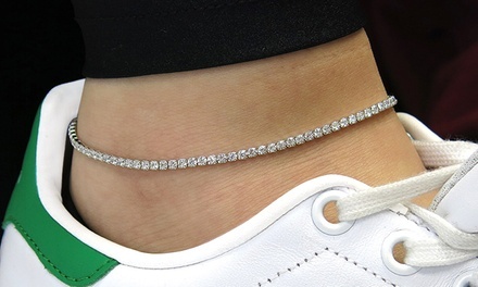 Anklet Made with Swarovski Elements by Elements Of Love