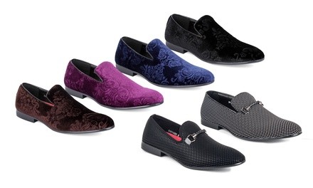 Miko Lotti Men's Casual Slip-On Smoking Loafers