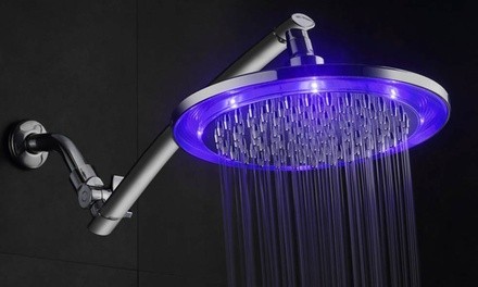 HotelSpa Color-Changing LED Shower Head with 15