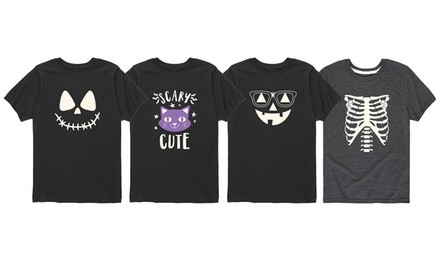 Instant Message: Kids' Glow in the Dark Halloween Tees