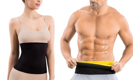 Thermal Waist Trimmer Belt for Men and Women. Plus Sizes Available.