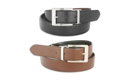 Men's Reversible Leather Belt