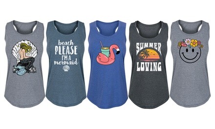 Instant Message Spring Summer Mermaid Women's Tank Tops