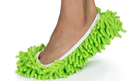 Microfiber Chenille Mop Slippers (1-Pair)