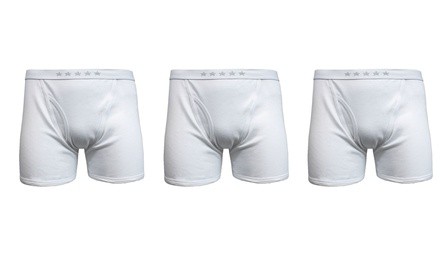Galaxy by Harvic Men's Tagless Boxer Briefs (3-, 6-, 9- or 12-Pack)