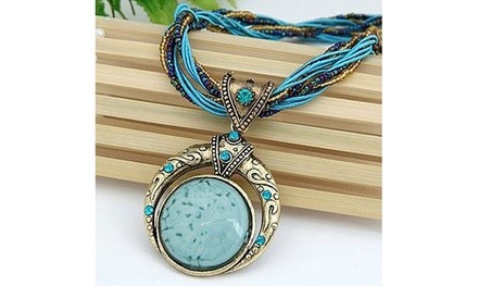 Bohemian Necklace Comes In 5 Different Colors