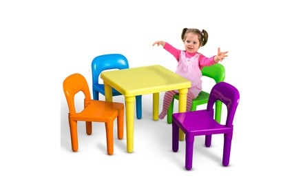 Kids Table and Chairs Play Set Activity Furniture