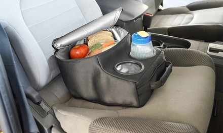 Body Glove Insulated Car Seat Console Cooler with Cup Holders