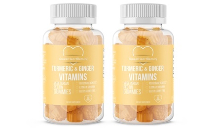 Premium Turmeric and Ginger Gummies (1- or 2-Pack)