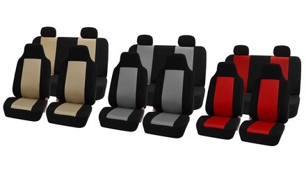 Universal Fit Highback Full Bucket Set Car Seat Cover (Multiple Colors)