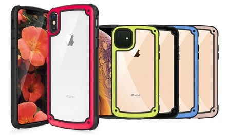 TPU Bumper Case with Clear Back for iPhone 11, 11 Pro, 11 Pro Max, X, XR, or XS Max