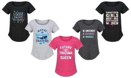 Instant Message: Youth Girls Empowering Tees