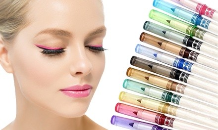 Multi-Color Eyeliner Pencils (12-Pack)