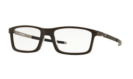 Oakley Men Eyeglasses Pitchman OX8050-0453 Satin Brownstone Frame / Demo Lenses
