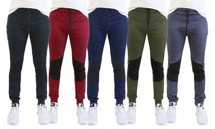 Galaxy By Harvic Men's Moisture Wicking Slim-Fit Tech Joggers (S–2XL)