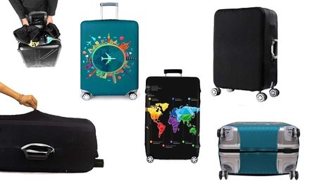 Protective Elastic Travel Suitcase Cover. Multiple Sizes and Prints Available.