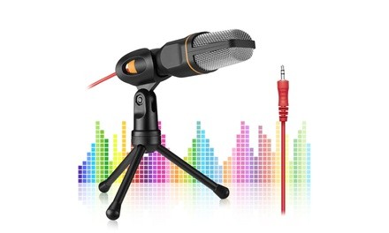 Professional Audio Condenser Microphone Mic Studio Sound Recording Tripod Stand