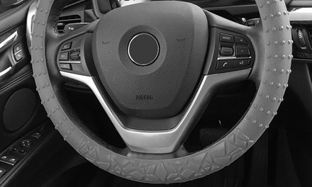 Textured Silicone Steering-Wheel Cover