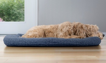 Furhaven Bolster Pet Dog Bed for Crate or Kennel