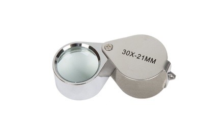 30x 21mm Glass Magnifying Magnifier Jeweler Eye Jewelry Loupe Loop