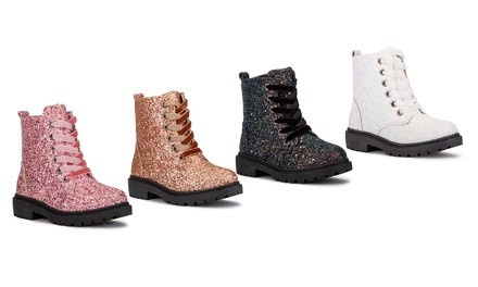 Olivia Miller Girls Glitter Nova Fashion Boots