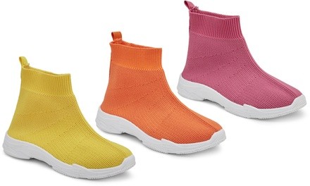 Olivia Miller Girl's Jordan Knit Sneakers