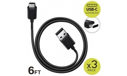 3-PACK Samsung Galaxy S8 S9 S10 Note 9 USB-C Type C FAST Charging Charger Cable