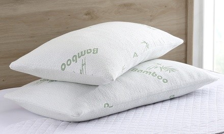 Bamboo Memory Foam Pillows (1- or 2-Pack)