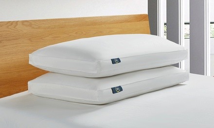 Serta Side-Sleeper White Goose Feather & Down Fiber Pillows (2-Pack)