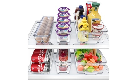 Sorbus Fridge and Freezer Organizer Bins Set (6-Piece)