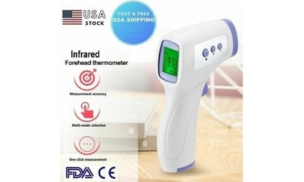 Medical Grade NON-CONTACT Infrared Forehead Thermometer LCD