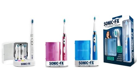 Sonic-FX Toothbrush with 4 Brush Heads and UV Sanitizer