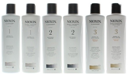 Nioxin Cleanser Shampoo, Scalp Therapy Conditioner or Duo (10.1 Oz)