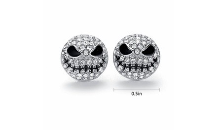 Nightmare Before Christmas Jack Skull Stud Earrings Women Gothic Jewelry Gift