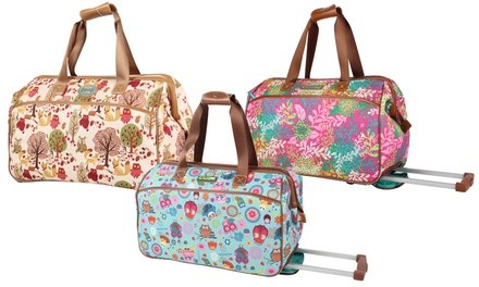 Lily Bloom Wheeled Duffel Carry-On Luggage