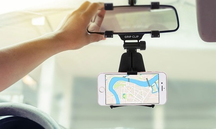 Aduro Grip-Clip Universal Rearview Mirror Phone Mount