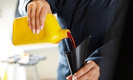 Conventional, Synthetic, or Semi-Synthetic Oil Changes at Kwik Kar (Up to 43% Off) 