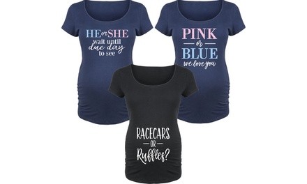 Women's Boy or Girl Maternity Tee