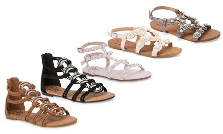 Olivia Miller Kids' Studded Strap Sandals