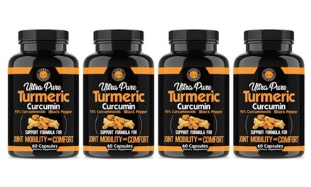 Angry Supplements Ultra Pure Turmeric Curcumin (4- or 6-Pack)