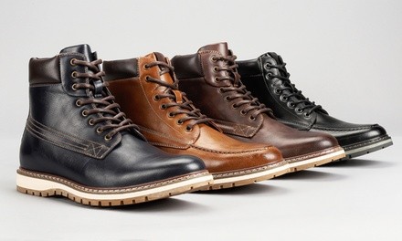 Harrison Men's Casual Moc and Round-Toe Boots