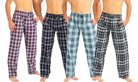 Norty Men's 100% Cotton Pajama Lounge Pants (S-2XL)