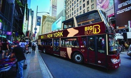 NYC Classic Hop-On, Hop-Off Ticket for One Child and/or Adult from Big Bus Tours (Up to 56% Off)