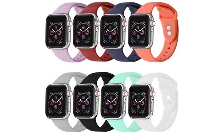 Posh Tech Silicone Band for Apple Watch Series 1, 2, 3, and 4