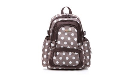 MKF Collection Amazing Mom Colorland Alexis Multi-Compartment Baby Backpack by Mia K Farrow