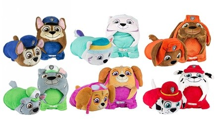 Paw Patrol Comfy Critters Wearable Stuffed Animal Pillow and Blanket